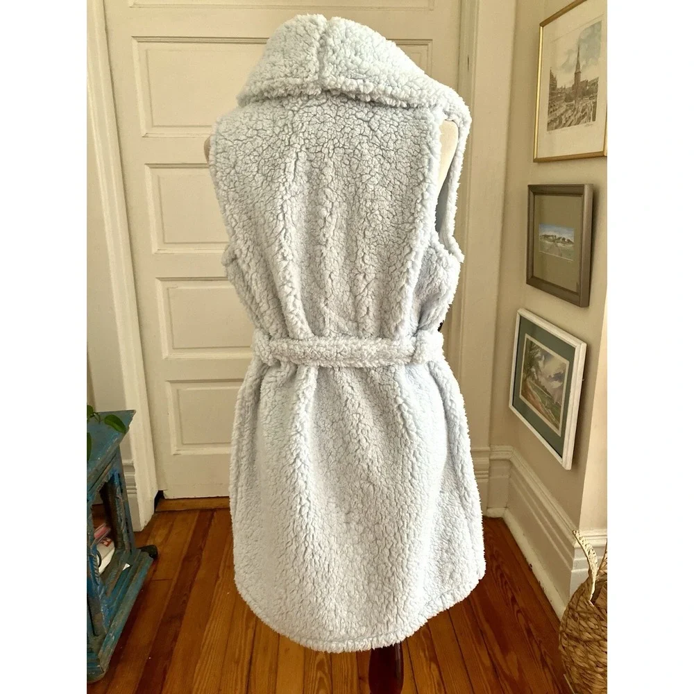 Bumblebella by Jill Martin ‎ Spa Robe Blue Sz XXS  Sleeveless luxury